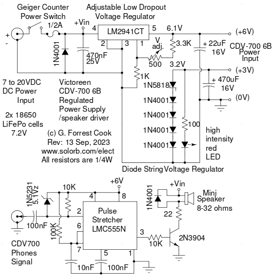 CDV-700 6B Regulated Power Supply Circuit