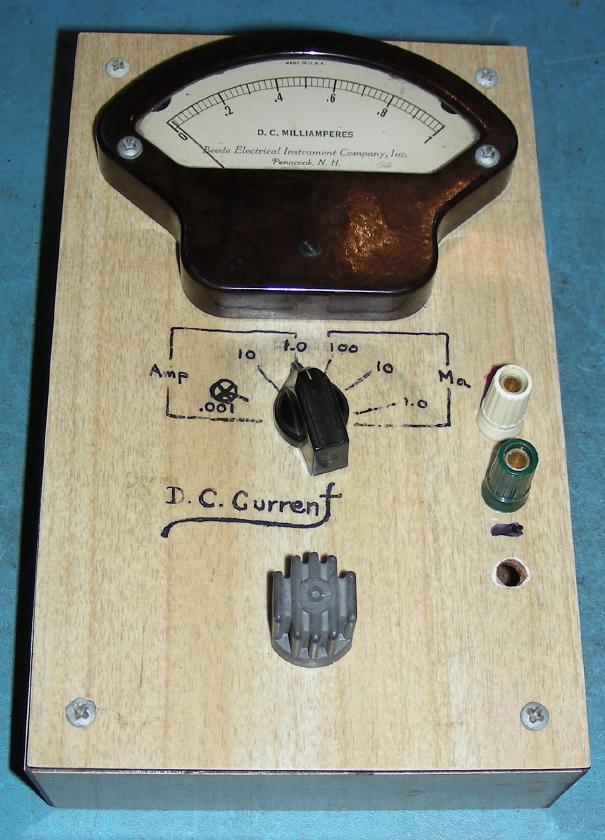 5 Decade Current Meter Front View
