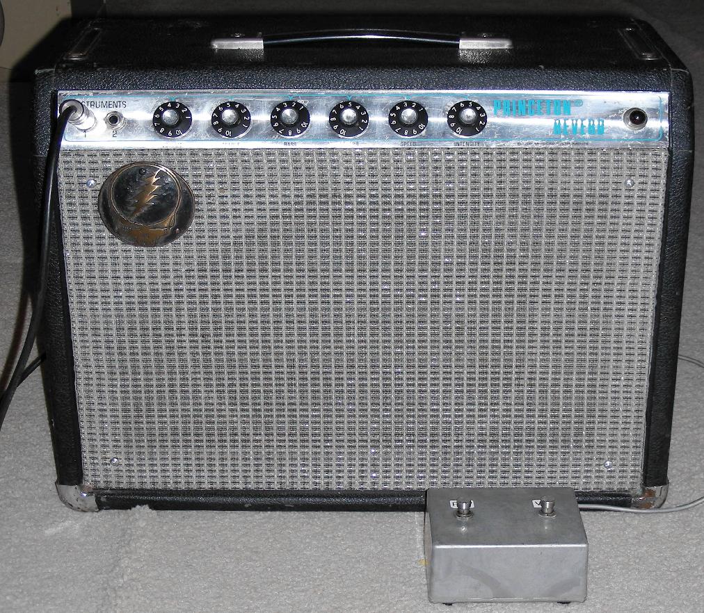Front of 1972 Fender Princeton Reverb amp