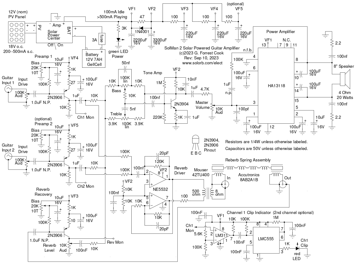 Sol-Man Amp schematic