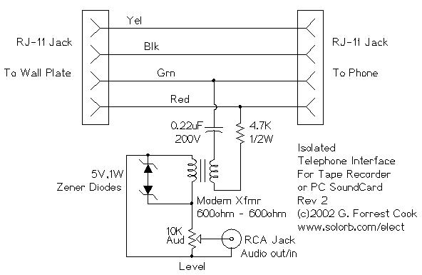 Phone Tap Schematic