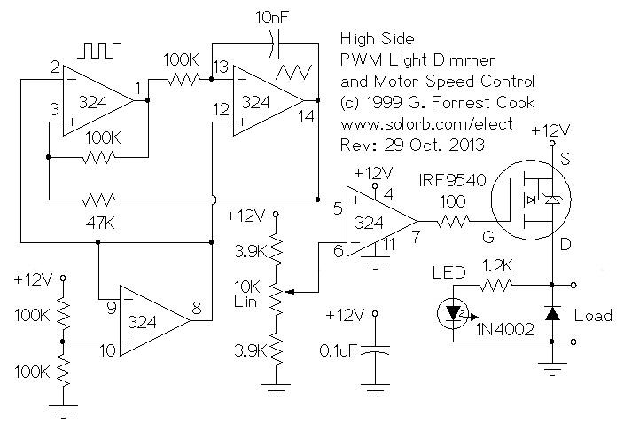 High Side PWM Schematic