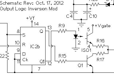 LVD1 output inversion schematic