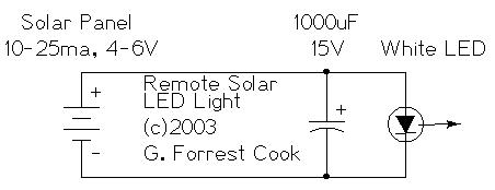 Remote LED Light Schematic