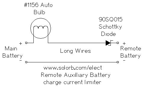 Remote Secondary Battery Circuit