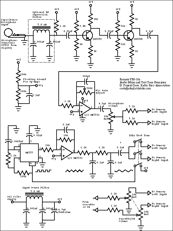 Micro Power FM Broadcasting Circuits