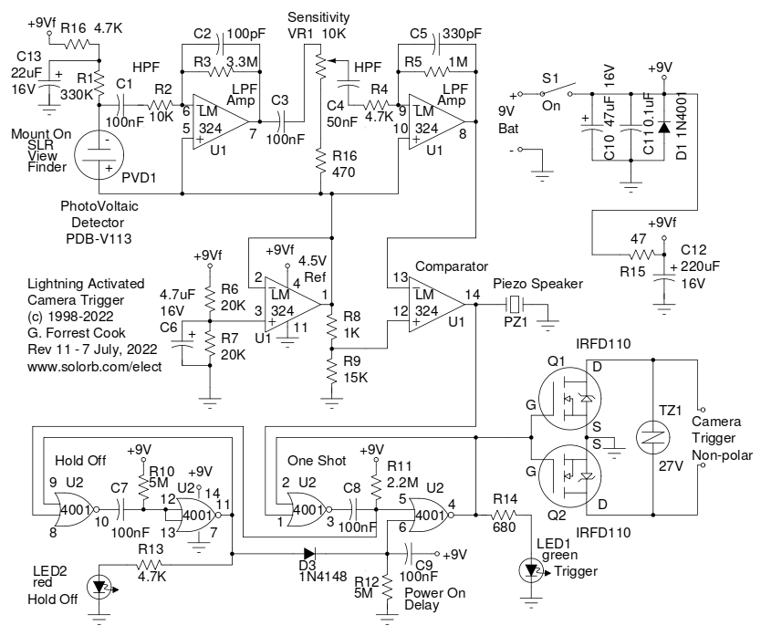 lightning detector schematic