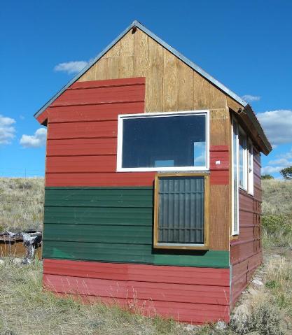 Solar Furnace on Shed
