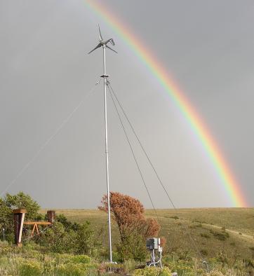 Modified Air-X wind generator