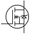 VMOS transistor symbol